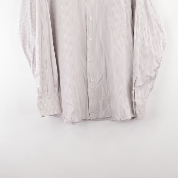 Luciano Ceccarelli Mens 16 Striped Dress Shirt - Picture 3 of 7